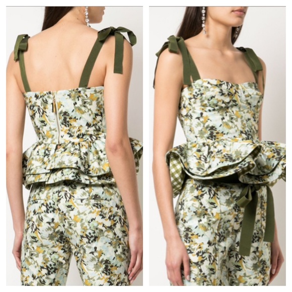 Silvia Tcherassi Junquillo floral peplum TOP - Picture 5 of 16